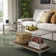 IKEA - VITTSJÖ, nest of tables, light beige-brown, 90x50 cm