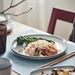 IKEA - GLADELIG, plate, grey, 25 cm