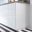 IKEA - FÖRBATTRA, cover panel, high gloss white, 39x81 cm
