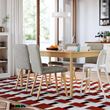 IKEA - TONSTAD, extendable dining table, oak veneer, seats 4-6
