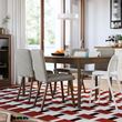 IKEA - TONSTAD, extendable dining table, brown oak veneer, seats 4-6