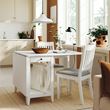 IKEA - NASINGE, katlanır mutfak masası, beyaz, 2-4 kişilik