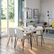 IKEA - SKALSTA, chair, Knaback beige-black/grey