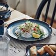 IKEA - GLADELIG, plate, blue, 25 cm