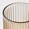 IKEA - GRADVIS, glass plant pot, light brown, 9 cm