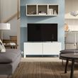 IKEA - BESTA, tv bench, white, 120x42x48 cm