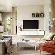 IKEA - BESTA, tv bench, white, 240x42x38 cm