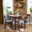 IKEA - GRÖTAN, döşemeli sandalye, Tibbleby koyu bej