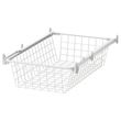 IKEA - ALTARLIDEN, metal basket with pull-out rail, white, 40x62 cm