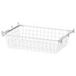 IKEA - ALTARLIDEN, metal basket with pull-out rail, white, 60x42 cm