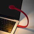 IKEA - HOSTULOTA, LED'li USB lamba, kırmızı, 30 cm