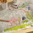 IKEA - SANDLÖPARE, colouring paper roll, white, 10 m