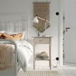 IKEA - BLASTASEN, komodin, gri-bej, 50x37x76 cm