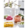 IKEA - IKEA 365+, kapaklı cam saklama kabı, cam-bambu, 600 ml