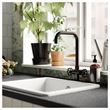 IKEA - GAMLESJÖN, sink tap, black, 36 cm