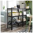 IKEA - BROR, post, black, 110 cm