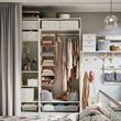 IKEA - PAX, wardrobe frame, white, 100x58x236 cm