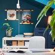 IKEA - VISBACK, poster hanger, bamboo, 40 cm
