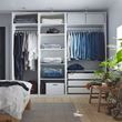 IKEA - PAX, wardrobe frame, white, 75x58x236 cm