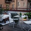 IKEA - FEJAN, balcony table, white, 50x44 cm