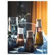 IKEA - HALVTOM, salt and pepper shakers, glass-brown, 12 cm