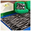 IKEA - BULLERREMSA, large rug, black grey-white, 133x195 cm