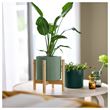 IKEA - DAKSJUS, earthenware plant pot, green