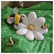 IKEA - SKOGSDUVA, soft toy, black/yellow, 8 cm