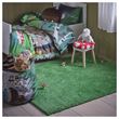 IKEA - SKOGSDUVA, çocuk halısı, yeşil, 133x160 cm