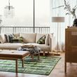 IKEA - STOCKHOLM 2025, floor lamp, white-brass-plated, 159 cm