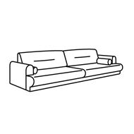 frame for 3-seat sofa