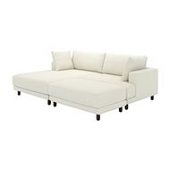 3-seat sofa with chaise longue