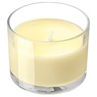 scented candle in cup