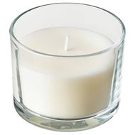 scented candle in cup