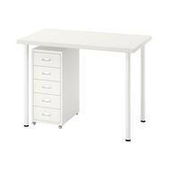 desk and storage unit