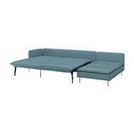 4-seat corner sofa with bed