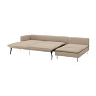 4-seat corner sofa with bed