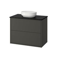 dark grey-black marble effect