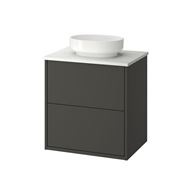 dark grey-white marble effect