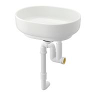 wash-basin with water trap