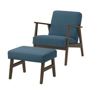 walnut effect-axvall dark grey-blue