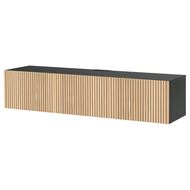 black-brown/brown oak veneer
