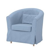 sjölyckan dark blue-beige stripes