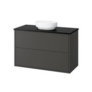 dark grey-black marble effect