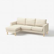 3-seat sofa with chaise longue