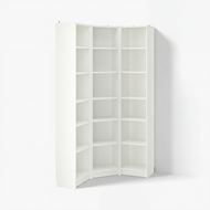 corner bookcase