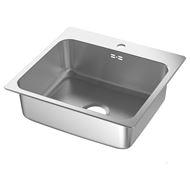 single-bowl insert sink