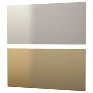 double sided brass-colour/stainless steel colour