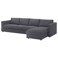 3-seat sofa and chaise longue