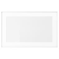 GLASSVIK white/transparent glass 60x38 cm door/drawer front - 20291654 ...